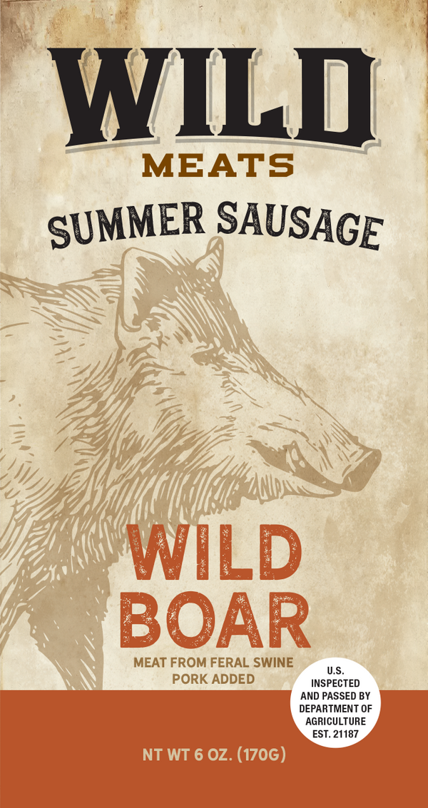 Summer Sausage - Wild Boar