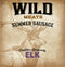 Summer Sausage - Elk Cheddar Burgundy