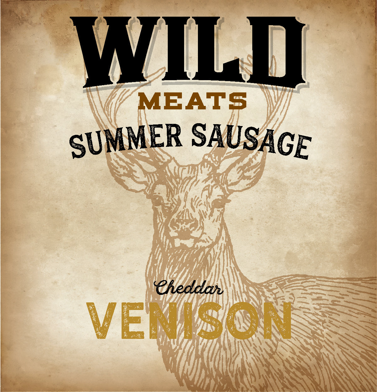 Summer Sausage - Venison Cheddar