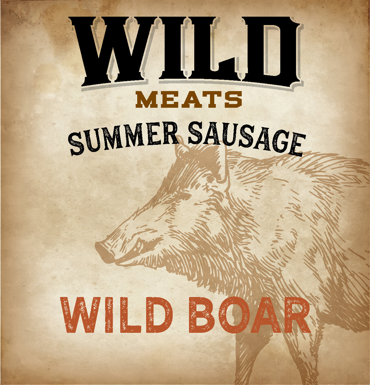 Summer Sausage - Wild Boar